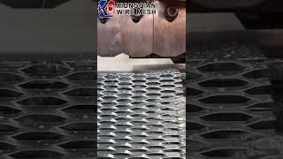 5x10 10mm 1115kg m2 weight small hole expanded metal mesh mild steel expanded metal diamond mesh [upl. by Morton603]