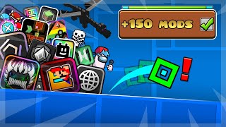 LE INSTALÉ 200 MODS A GEOMETRY DASH [upl. by Smukler]