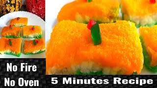 Easy TriColour Food Recipes  5 Min Cooking  School Competition No Fire Recipe  Har ghar Tiranga [upl. by Danielle]