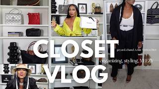 CLOSET TOUR  LOUIS VUITTON COLLECTION  IKEA PAX [upl. by Asia187]