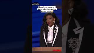 WATCH Texas Congresswoman Jasmine Crockett rips into Donald Trump🤯 news jasminecrockett dnc [upl. by Gallager]