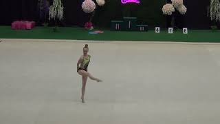 Nikole Gavare 2008 ball 2 International rhythmic gymnastics competition quotFAIRY DUSTquot [upl. by Hourihan192]