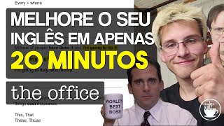 20 MINUTOS para MELHORAR O SEU INGLÊS com THE OFFICE [upl. by Anihtyc669]