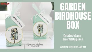 Garden Birdhouse Tag Box [upl. by Ynnaj]