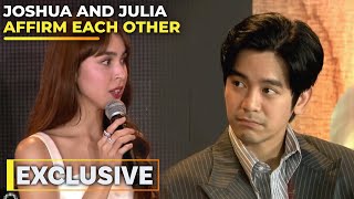 Julia Barretto Joshua Garcia express mutual gratitude  ‘UnHappy For You’ mediacon [upl. by Adniral]