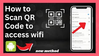 How to scan QR Code to access Wifi  Connect to WiFi with QR code scanner [upl. by Popele]