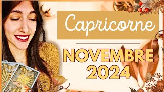 Capricorne novembre 2024 ♑ Un projet dENVERGURE [upl. by Yrallam]