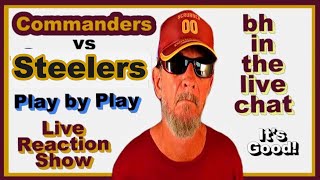 Commanders vs Steelers Live Reaction Show [upl. by Sothena]