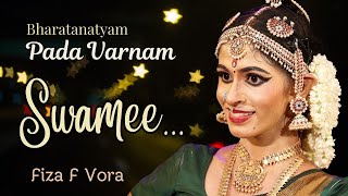 Bharatanatyam Pada Varnam  Fiza F Vora  Natya Mandapa [upl. by Lisa]