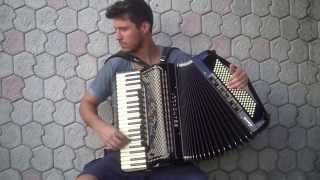 La Valse dAmelie no acordeon  Yann Tiersen  DOUGLAS BORSATTI [upl. by Ybloc]