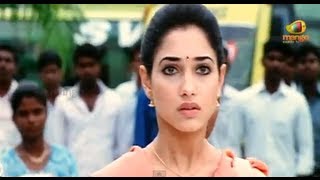 Tamanna shocked by Dhanush  Simha Putrudu Telugu Movie Scenes  Prakash Raj  Telugu Filmnagar [upl. by Landau]