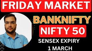 BANKNIFTY NIFTY PREDICTION FOR tomorrow SENSEX EXPIRY 1 MARCH  BANKNIFTY NIFTY PREDICTION nifty [upl. by Levitus92]