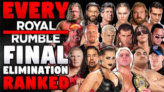 EVERY WWE Royal Rumble Final Elimination Ranked From WORST To BEST [upl. by Nicoline800]