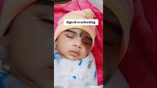 Sign of overfeeding in newborn 👶🏻 newborndevelopment newbornbaby cute newborn shortsviral [upl. by Ydnal]