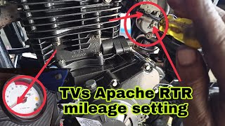 TVs Apache RTR mileage setting [upl. by Adnerad]