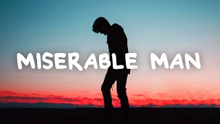 David Kushner  Miserable Man Lyrics [upl. by Eesyak664]