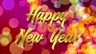 Happy New Year Screensaver  Festive New Year Screensaver  HD  1HR [upl. by Bartley]