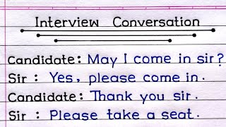 Job Interview Conversation In English  Job Interview Questions And Answers  Study Koro [upl. by Dehnel272]