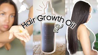 Herbal Hair Oil for Healthy Hair Growth Homemade Natural Recipe [upl. by Amihsat]