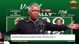 Given Lubinda speaking at UKA Virtual Rally  HH is a Liar  Payback time is coming [upl. by Doble]