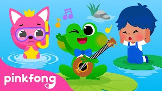 The Frog That Never Stops Singing  Outdoor Songs  Spanish Nursery Rhymes in English  Pinkfong [upl. by Zoilla359]