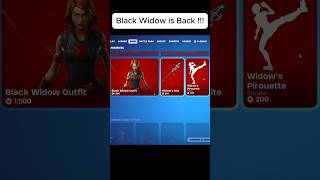 Black Widow Is Back in the Shop fortnite edit gaming 1v1 fortniteclips [upl. by Yelsew]