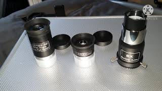 10mm 25mm Eyepieces amp 2x Barlow Review [upl. by Htidirem]