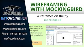 Wireframing With GoMockingBirdcom [upl. by Tnayrb]