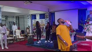 Apostle OkO Hackman’s son🙏🕊️ brought down Gods presence🔥😭😭 a birthday celebration 🕊️🔥 [upl. by Akinal936]