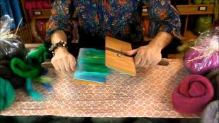 Hand Carding Techniques How to Use the Hand Carders by Sarafina Fiber Art [upl. by Gower]