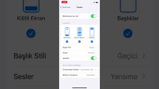 iPhone Telefonlarda Kilit Ekranı Bildirim Gizleme Nasıl Yapılır [upl. by Aromas]