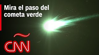 Resumen del cometa verde visible en el cielo nocturno por primera vez desde la Edad de Piedra [upl. by Serle]