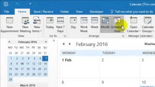 How to print calendar in Outlook [upl. by Anitneuq]