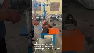 Rotary straightening drum wire straightening and cutting machine coilsteelwirestraightener [upl. by Ahsiat]