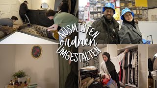 Kleiderschrank ausmisten neu ordnen und Schlafzimmer umgestalten  VLOG [upl. by Hsekar41]