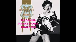 The Immaculate Collection Madonna  Hanky Panky  Single Mix [upl. by Anilek]