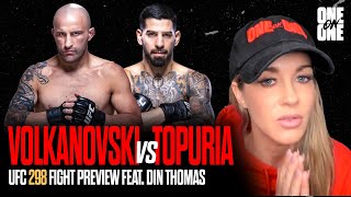 Volkanovski vs Topuria UFC 298 Preview  Laura Sanko amp Din Thomas [upl. by Avrenim]