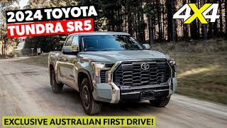 2024 Toyota Tundra SR5 review Exclusive Australian first drive  4X4 Australia [upl. by Mendel846]