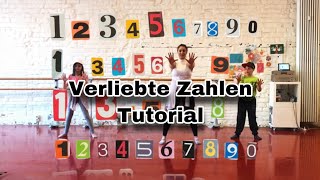 Kindertanz  Tutorial mit Erklärung  Verliebte Zahlen [upl. by Wolsky]