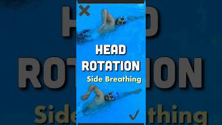 Head Rotation in Freestyle swimming breathing technique swimming [upl. by Sitnalta739]