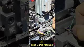 JCW2TH  Semiauto Multicore Cable Stripping amp Terminal Crimping Machine [upl. by Lustick]