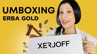 UNBOXING XERJOFF ERBA GOLD EAU DE PARFUM [upl. by Addy562]