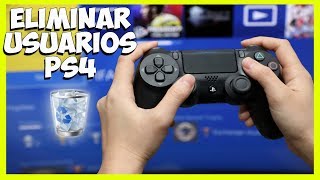 Eliminar cuentas de usuarios de PS4 Fácilmente 🎯 [upl. by Attelahs]