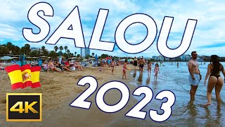 Salou 2023🏖️ A Virtual Beach Escape  POV Walk  📍SPAIN 🇪🇸 [upl. by Priest]