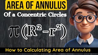 Japan A Nice Olympaid Maths on Concentric Circles How to calculate the area of Annulus [upl. by Hamimej]