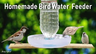 How To Make A Bird Water Feeder  DIY Homemade Plastic Bottle Bird Water Feeder [upl. by Dachi]