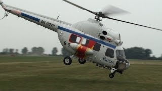 Crazy Pilot Shows How To Fly The Mi2 Police Helicopter HD [upl. by Idnaj116]