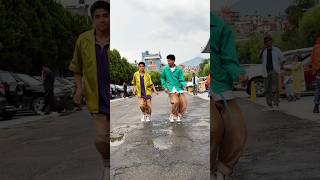 Kaathu Mela Dance in Street  Aayush amp Abhay shorts viral trend [upl. by Aicilla]