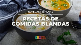 Recetas de Comidas Blandas [upl. by Tnomed996]