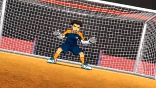 Inazuma Eleven Go Chrono Stone Shoot Command 06 Vs Shin God Hand X [upl. by Prendergast507]